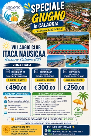 Itaca Nausicaa 21 28 Giugno 