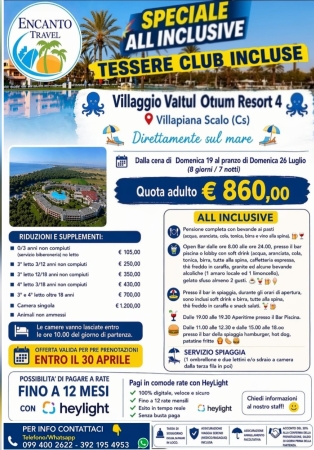 Villaggio Otium 19 26 Luglio 