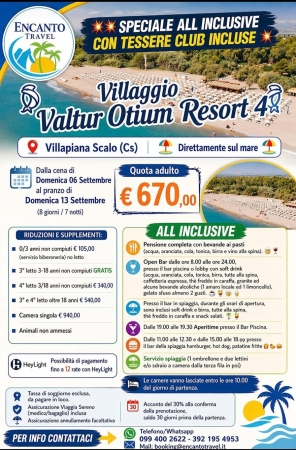 Villaggio Otium 06 13 Settembre 